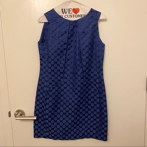Jill Stuart- Blue Polka Dot Midi Dress
